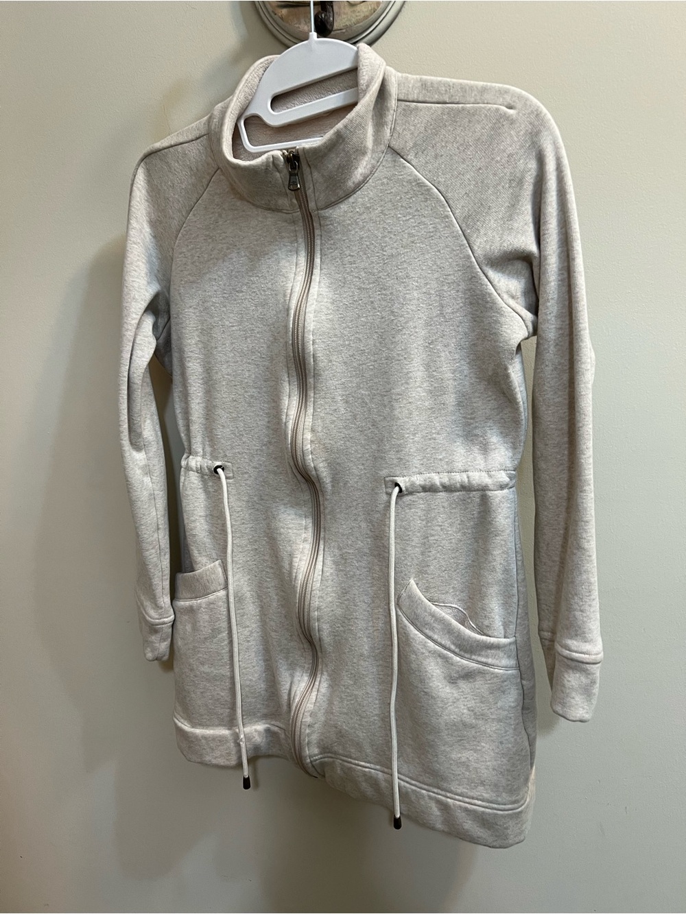 UGG Light Cream Color Sweatshirt with Drawstring Waist